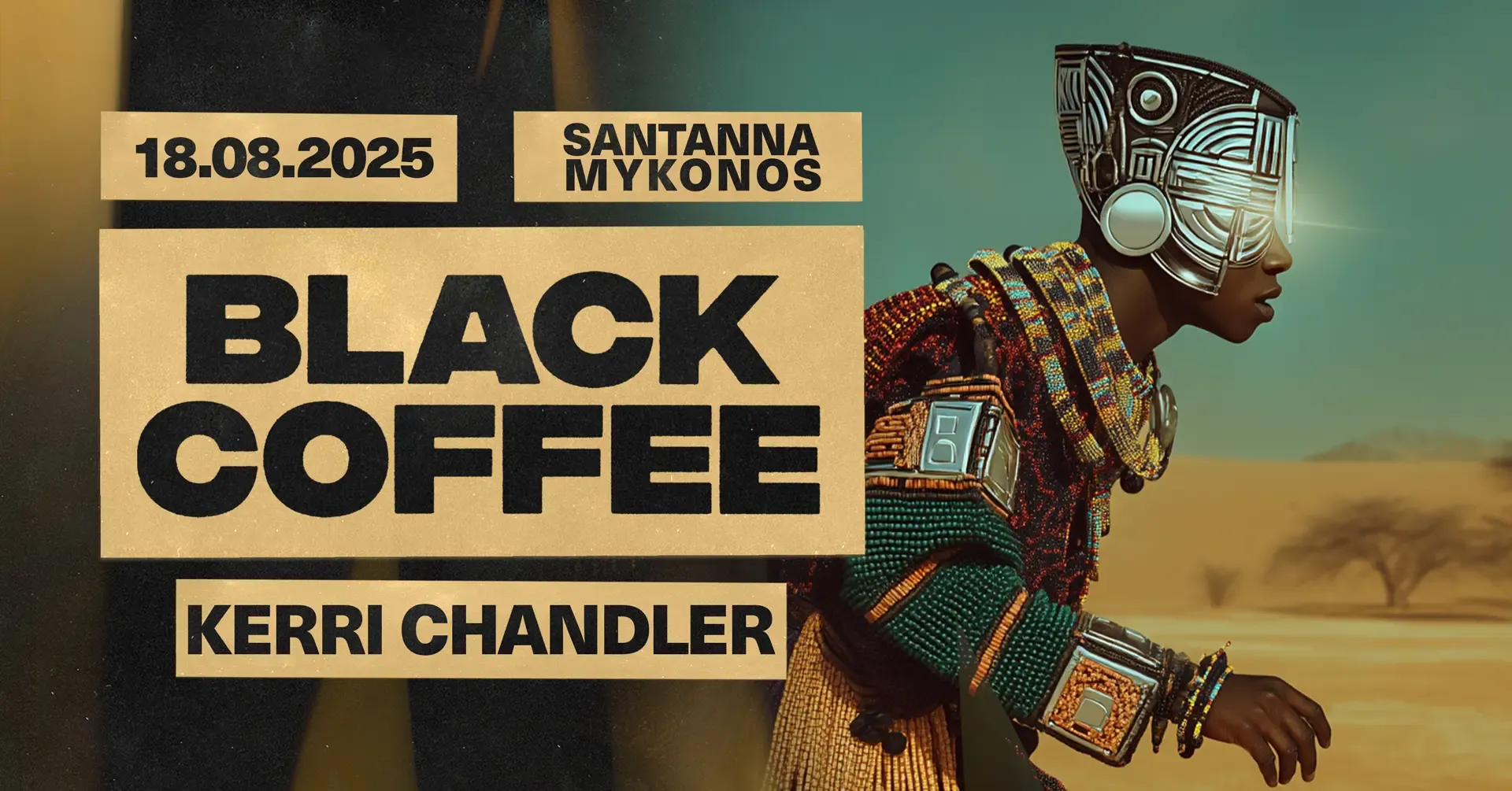 BLACK COFFEE RESIDENCY AT SANTANNA MYKONOS