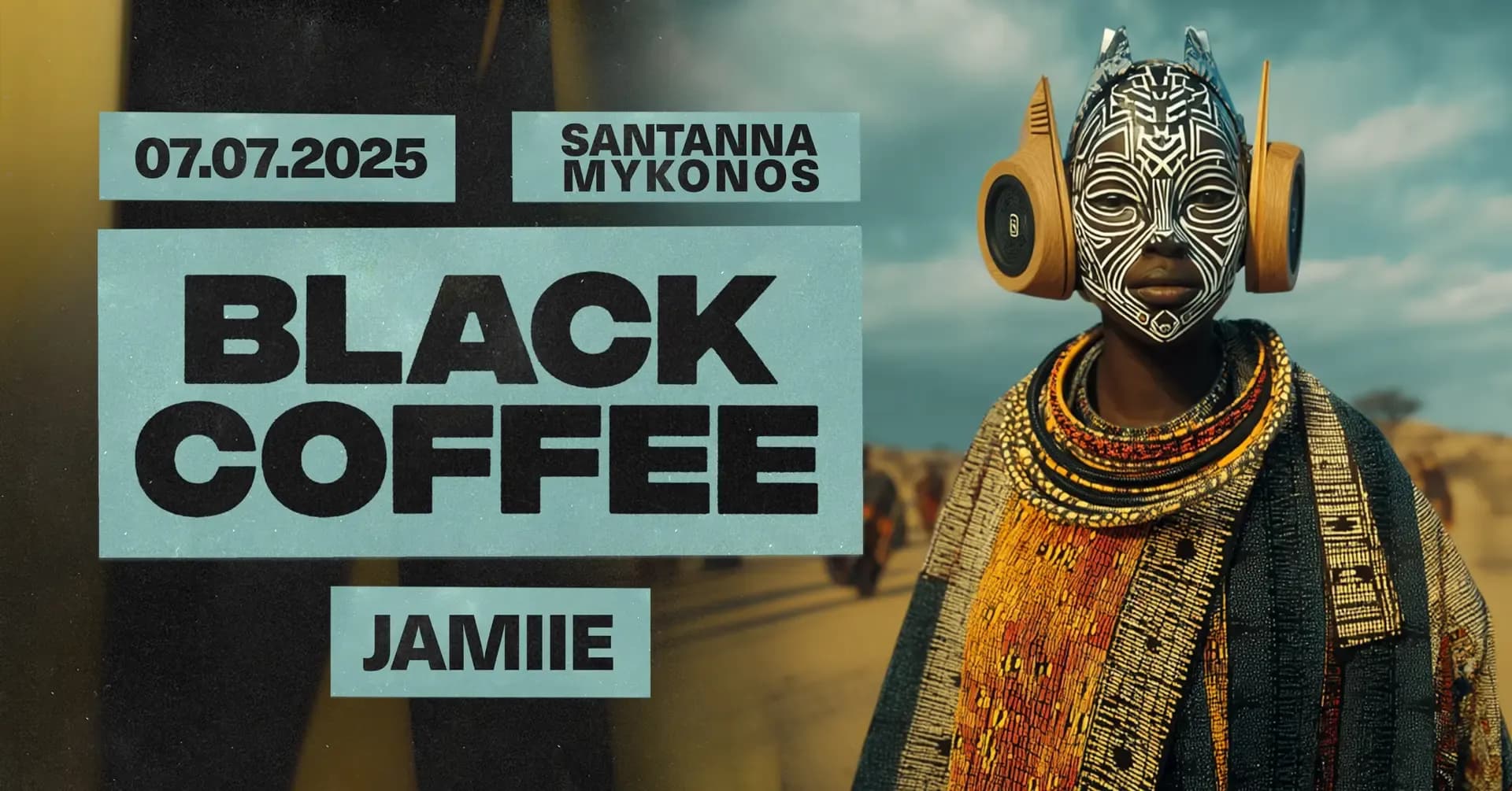 BLACK COFFEE RESIDENCY AT SANTANNA MYKONOS